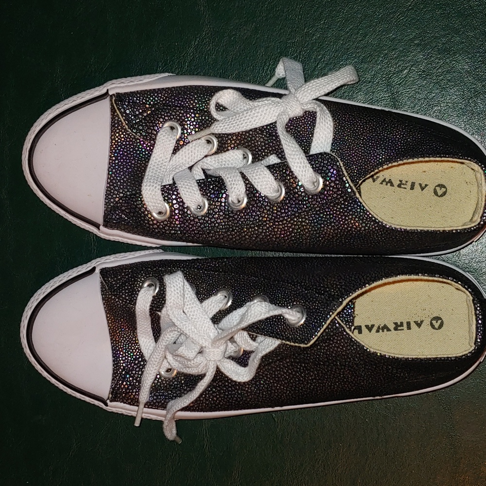 Airwalk converse-style sneakers Oil Slick Pebble Leather